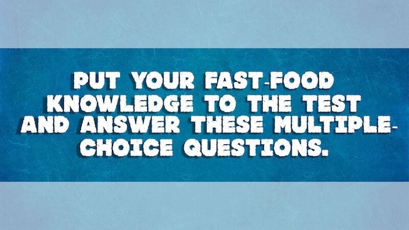 Fast Food Quiz